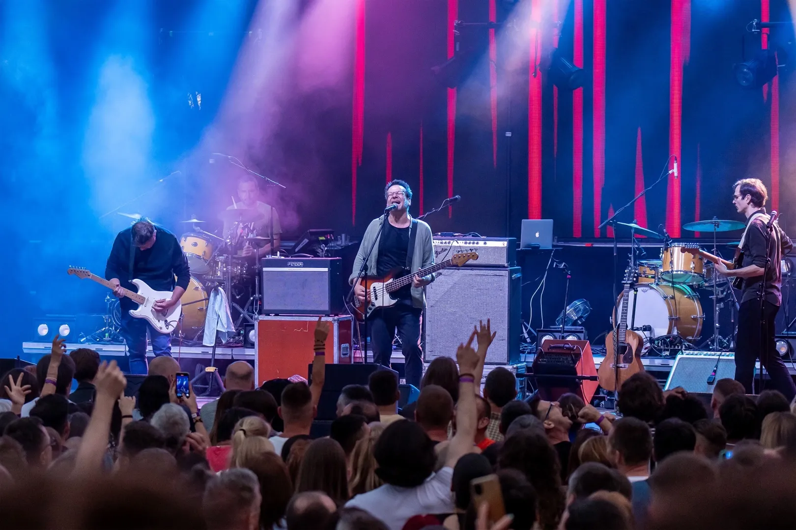 The Bridge Garden was a popular venue for the Győr music scene during the summer (Photos: András Adorján, Máté Dudás)